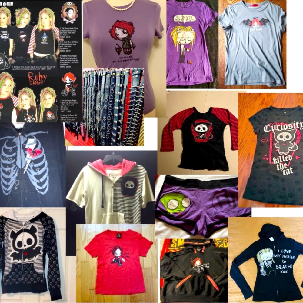 ISO Mall goth and emo clothes